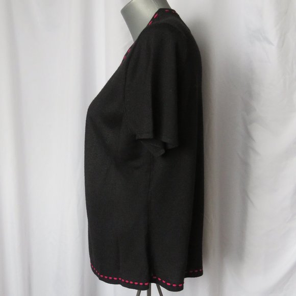 1990s Vintage Faux Black Twinset Norton McNaughton - Picture 5 of 10